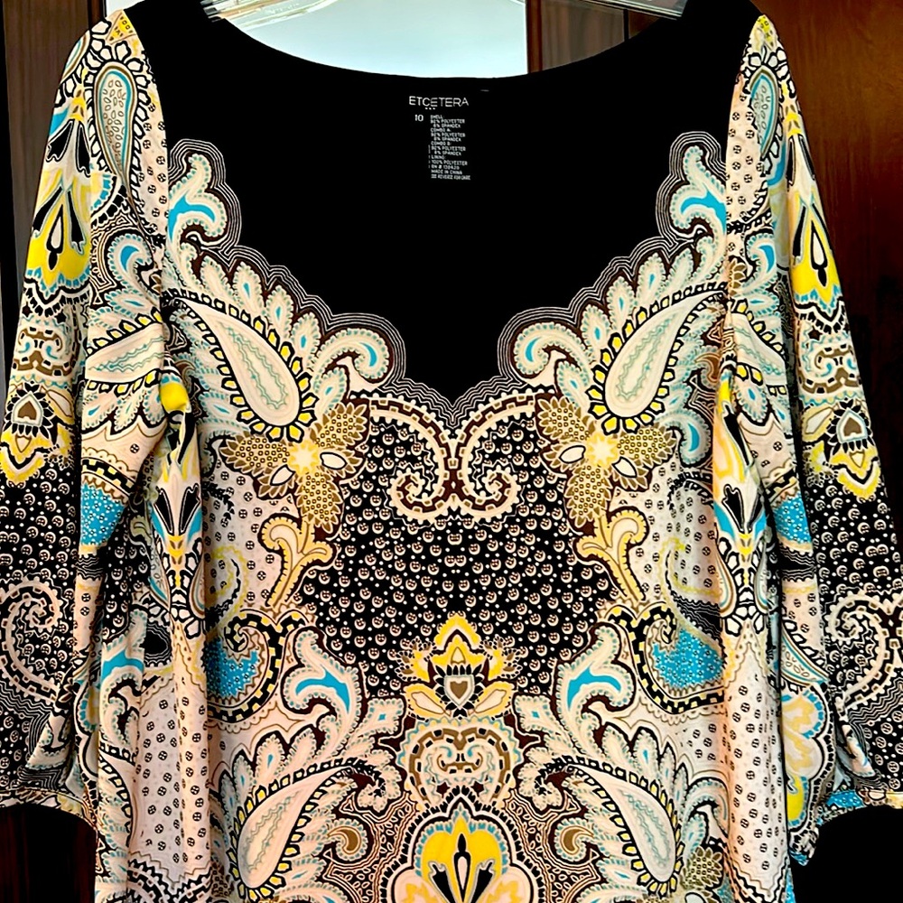 Etcetera Paisley Print Dress